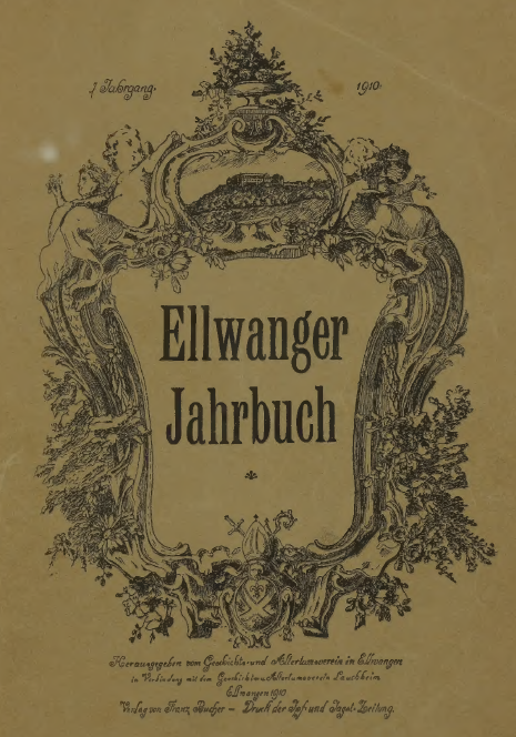 Ellwanger Jahrbuch Band 1 (1910)