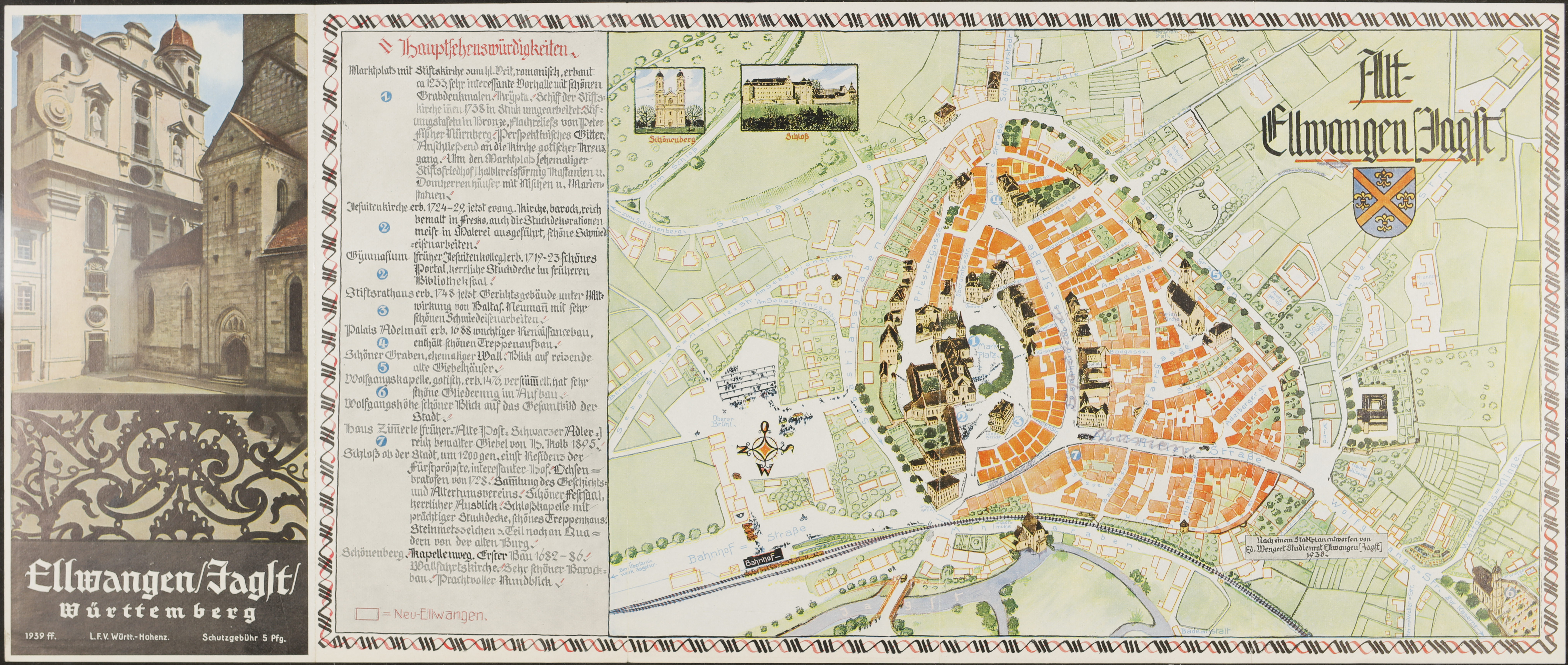 Stadtplan, 1939