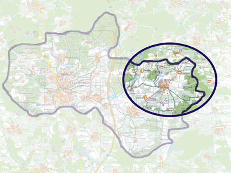 Kartenausschnitt Pfahlheim