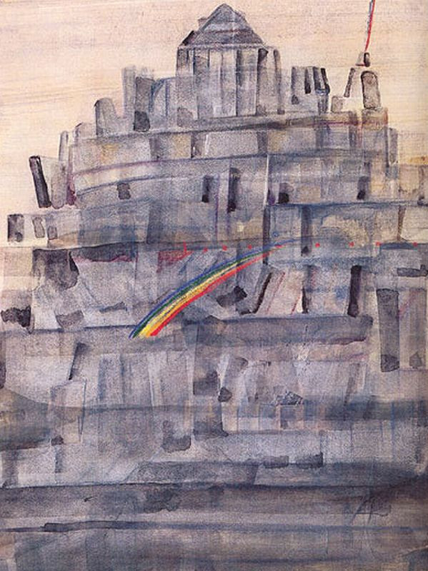 Turmbau zu Babel mit Regenbogen (1990)
